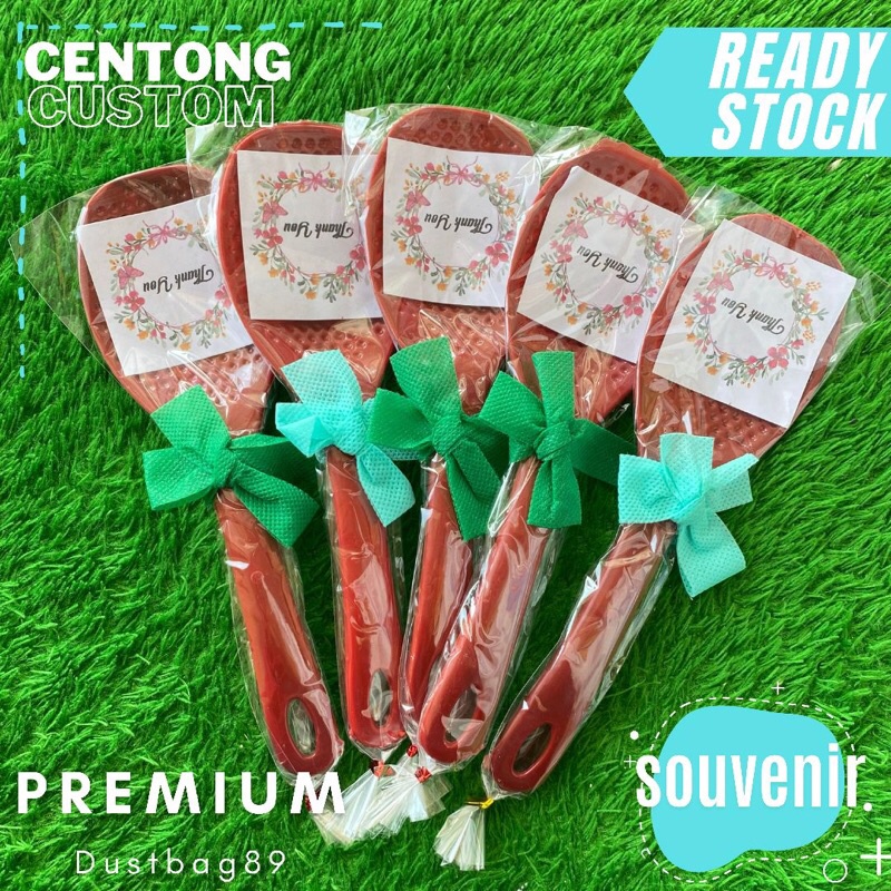 CENTOG NASI MURAH | SOUVENIR CENTONG PACK THANKS CARD