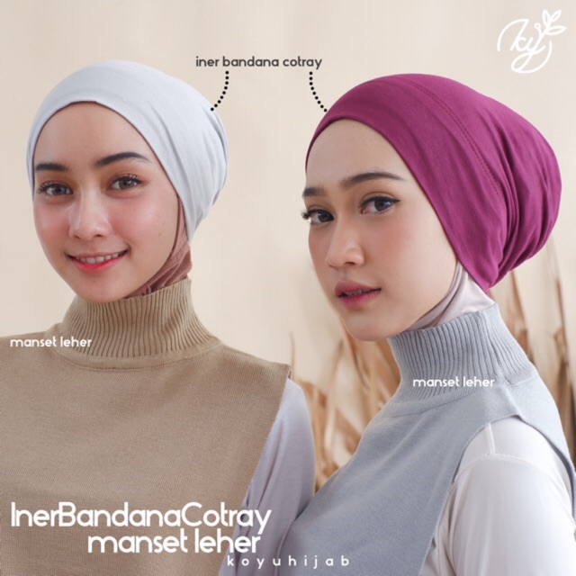 Koyu Hijab Iner Bandana Cotray Cotton Rayon Super