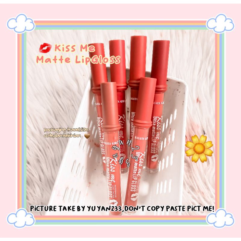 PROMO!!!LIP GLOSS KISS ME ULTRA MATTE HASAYA GIRL JH-3759