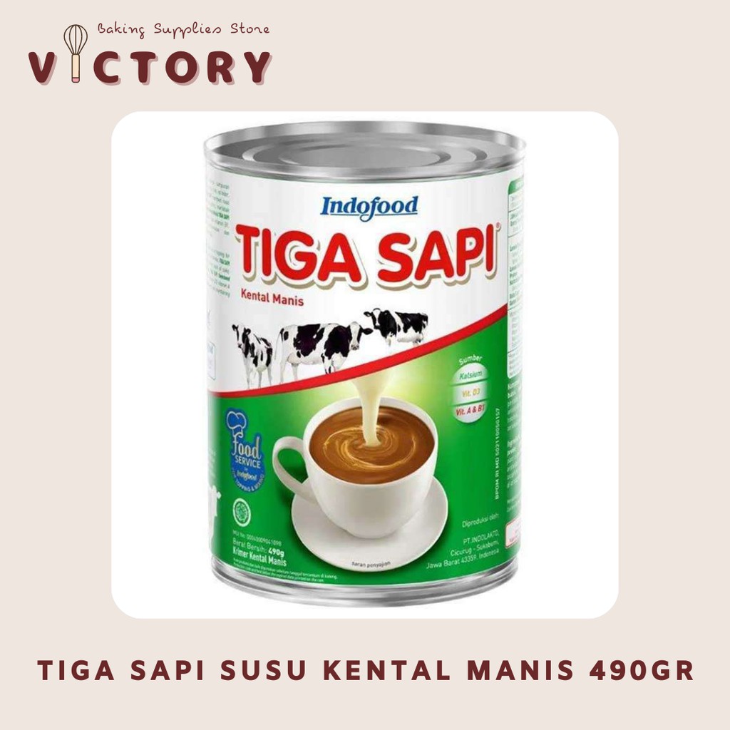 

TIGA SAPI Susu Kental Manis 490gr - SKM