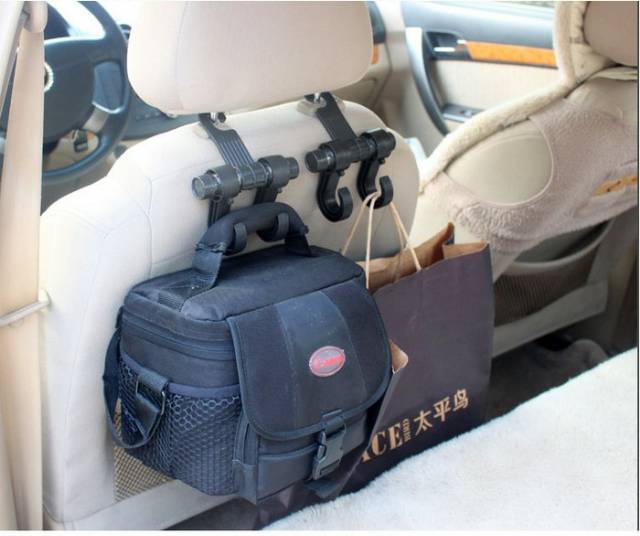 Gantungan Hanger Mobil Tas Belanja Rak Jok Car Organizer  Mobil