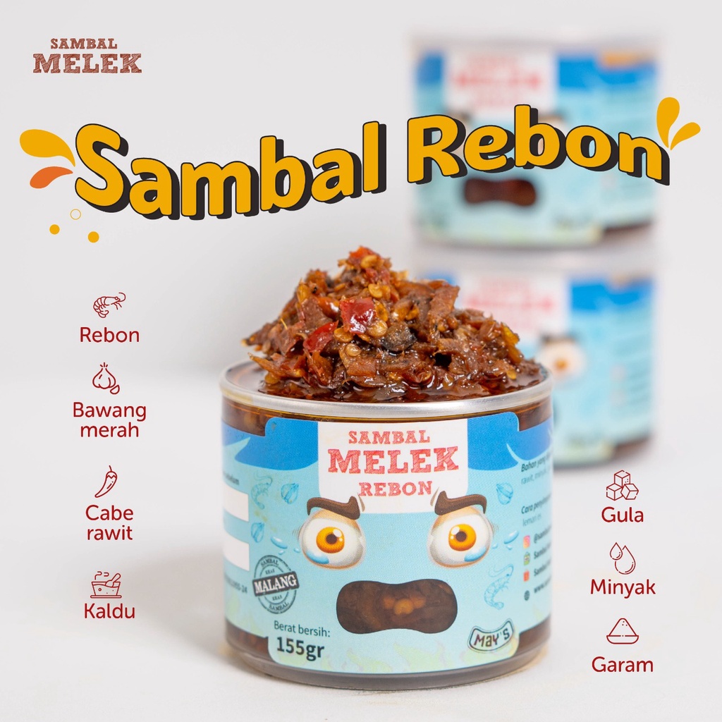 

Sambal Melek Rebon (155 gr)