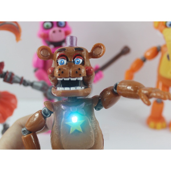 FNAF Figures Chica Bonnie Foxy Freddy Fazbear Five Nights At Freddy's set 6