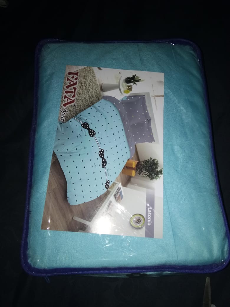 Fata - Sprei Minimalis Sweet Home Ukuran King 180x200 / Queen 160x200