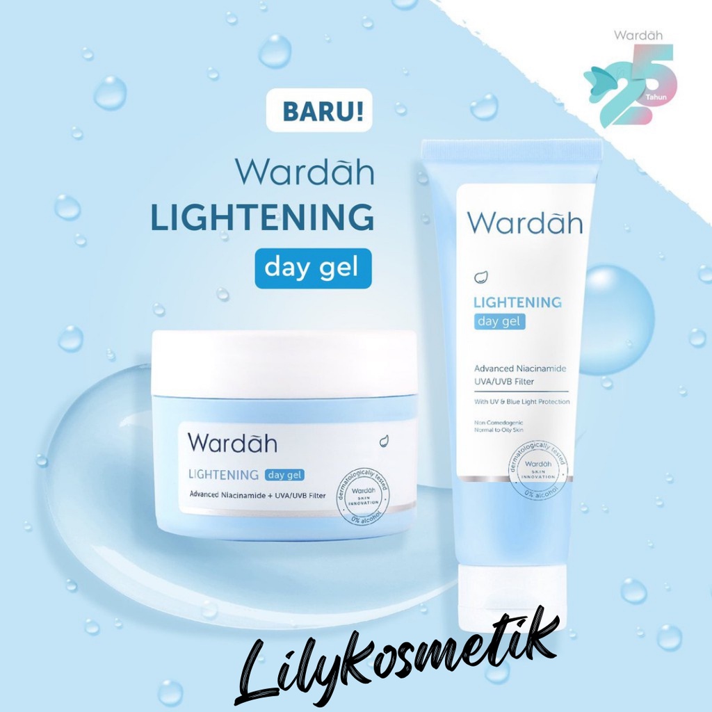 Jual WARDAH Lightening Day Gel Cream Pagi Shopee Indonesia