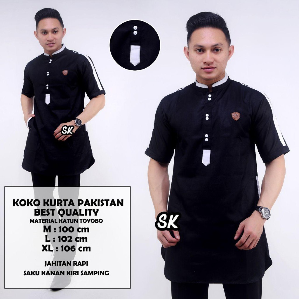  Baju  Koko  Kurta  Pakistan Toyobo Shopee  Indonesia