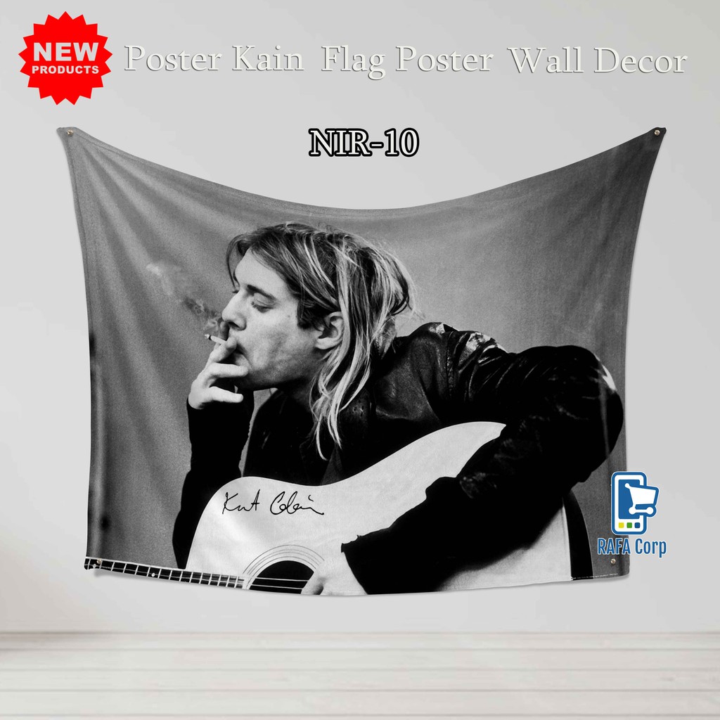 Poster Kain - Hiasan Dinding - WallDecor Band Nirvana 2