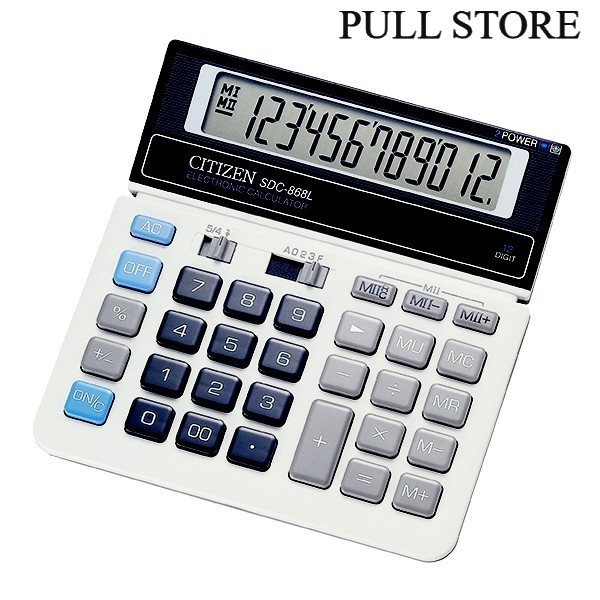 

Kalkulator Besar Dagang Citizen 868 12 Digit / CT-8614 14 Digit / Memory / Replay