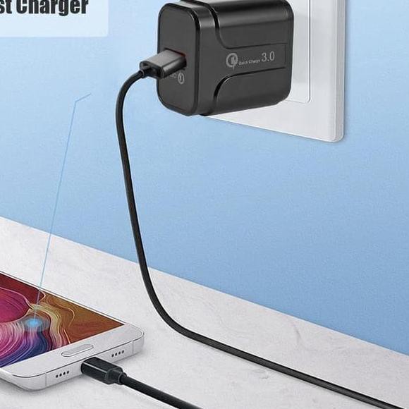 ♜ Qualcomm Quick Charge 3.0 Adaptor Fast Charging Charger Hp QC3.0 LZ023 ♘