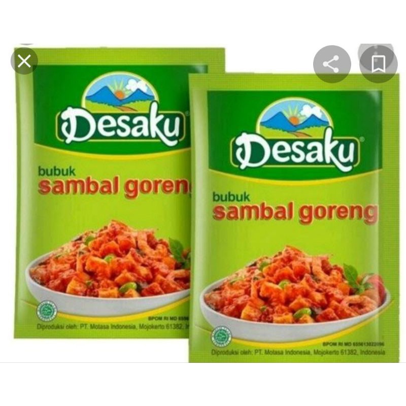 

Desaku Sambal Goreng @12.5gr/desaku sambal goreng