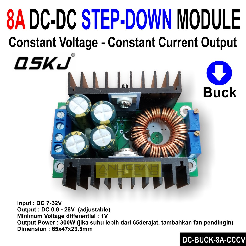 DC-DC Step Down Buck Module 8A StepDown Constant Current &amp; Voltage XL4016