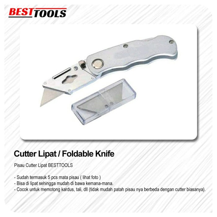 

Mudah Folding / Foldable Knife Pisau Cutter Lipat Gypsum Gipsum Sheet Sale!!!