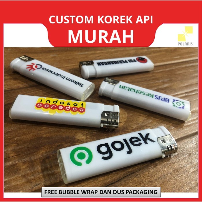 KOREK API CUSTOM/KOREK PROMOSI/KOREK API DIAMOND/KOREK PRINT UV 2 SISI