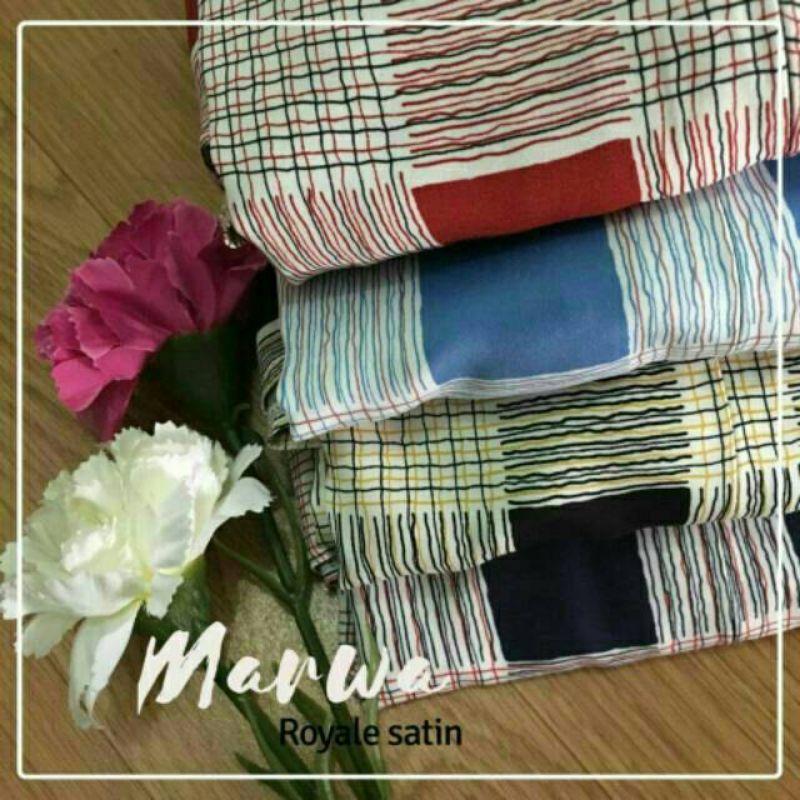 Shafeeya gamis Satin