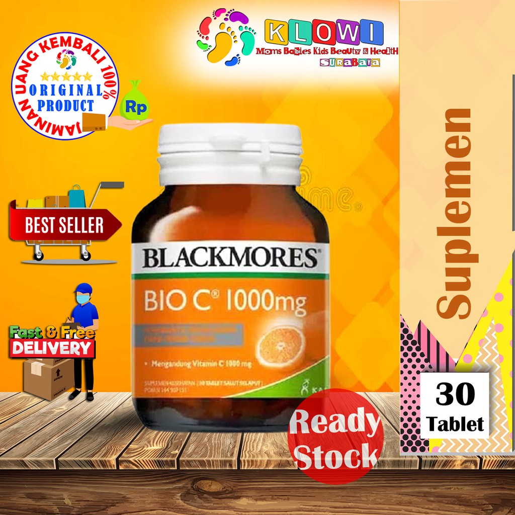 Blackmores Bio C 1000mg (30 Tablet) / Vitamin C /Suplemen Daya Tahan Tubuh