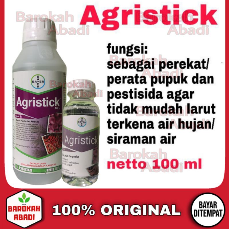 Agristick 100 perekat perata pupuk dan pestisida untuk tanaman