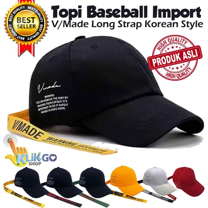 Harga Turun Topi Terbaru Cowok⚡ Topi Ny Mlb Made In Korea / Topi  HQ866  Baseball Kpop V Made Strap