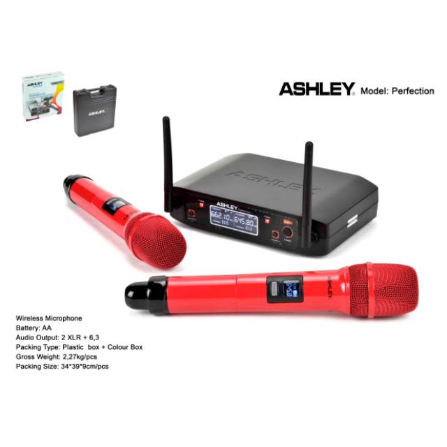 Mic Wireless Uhf Ashley perfection