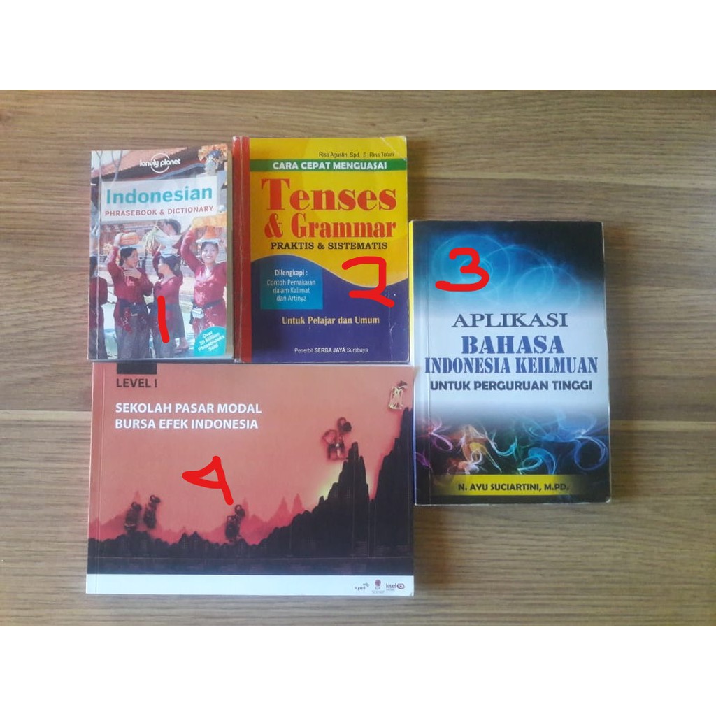 Jual Buku Bekas Bahasa Indonesia Dan Buku Kamus Bahasa Inggris Tenses ...