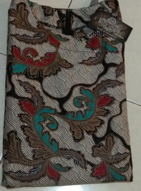 Xxl Gamis Kombi Lawasan Daun #2 Batik Cantik Syari Seragaman Pesta Kondangan Big Size Besar Jumbo