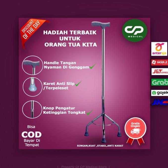 Tongkat Jalan |Tongkat Kaki 3|Murah Bergaransi