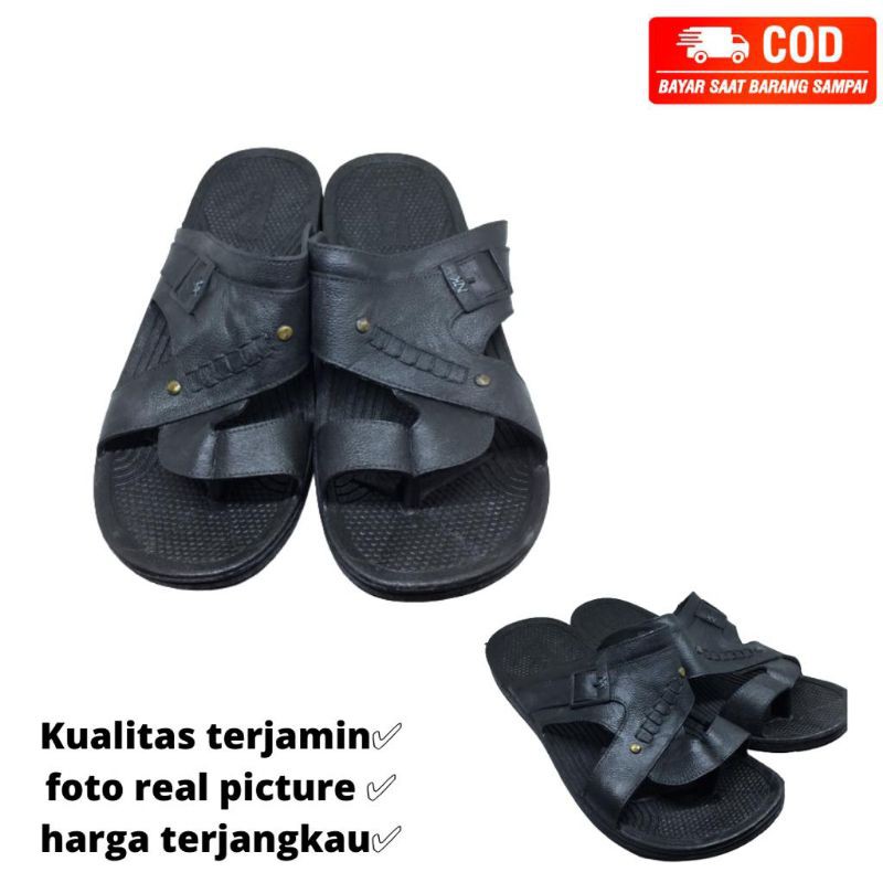 Sandal Karet Pria Nikko Model Jepit Slide Murah