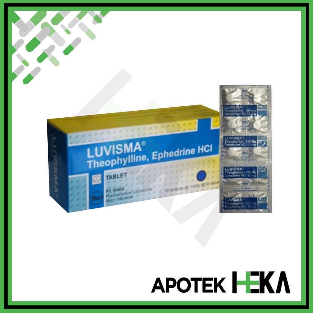 Luvisma Tablet Box isi 10x10 - Obat Asma, Flu, dan Pilek (SEMARANG)