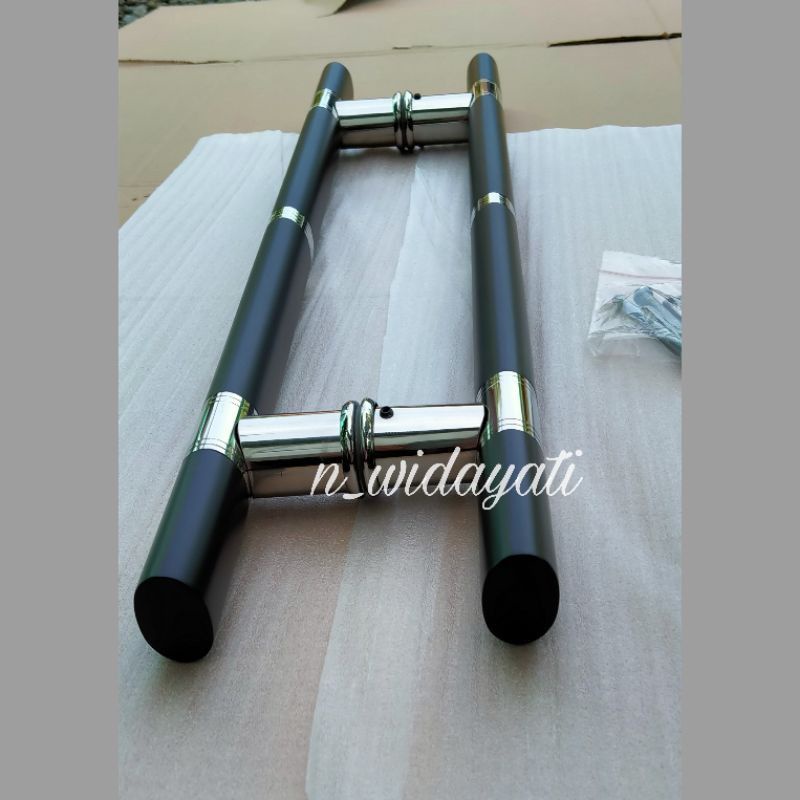 handle pintu rumah oval baut tembus 80cm tarikan gagang pintu rumah handel hendel pintu rumah minimalis