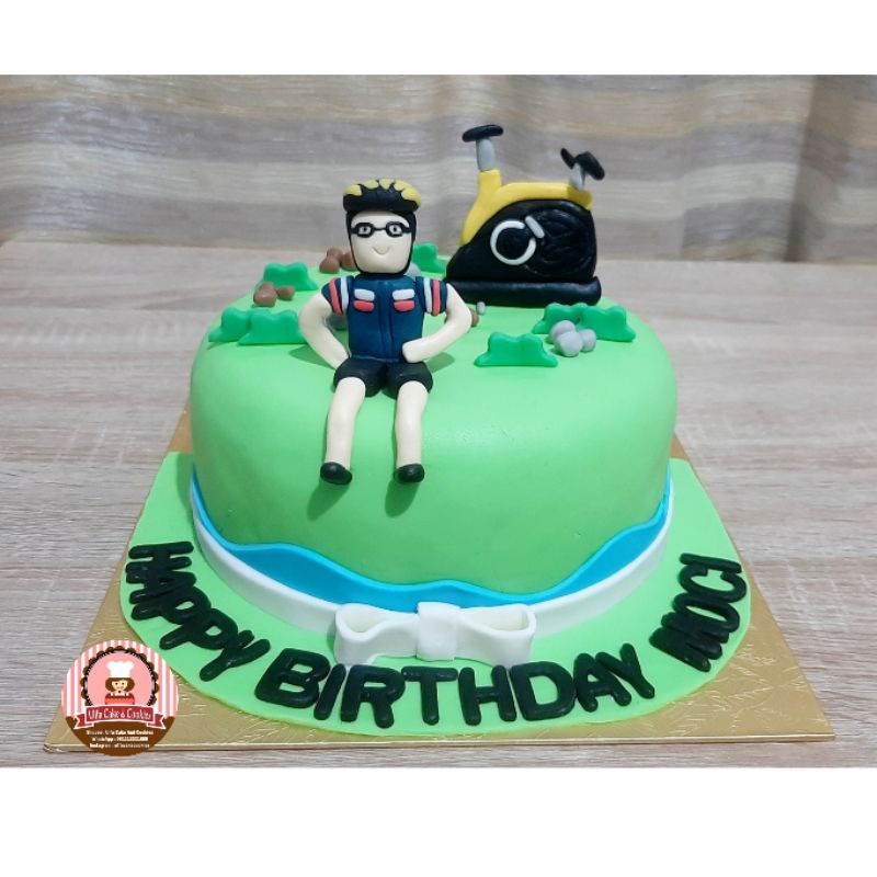 

custome cake kue custome sepeda