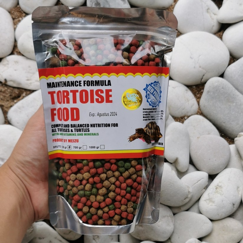 Meizu Tortoise Food 200 Makanan Kura Kura Darat Torto Sulcata Pardalis