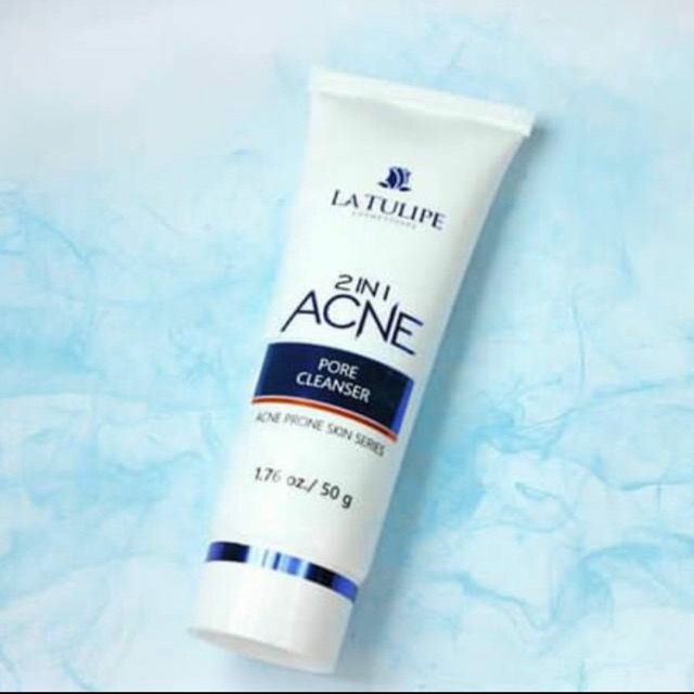 La Tulipe 2 in 1 acne pore cleanser