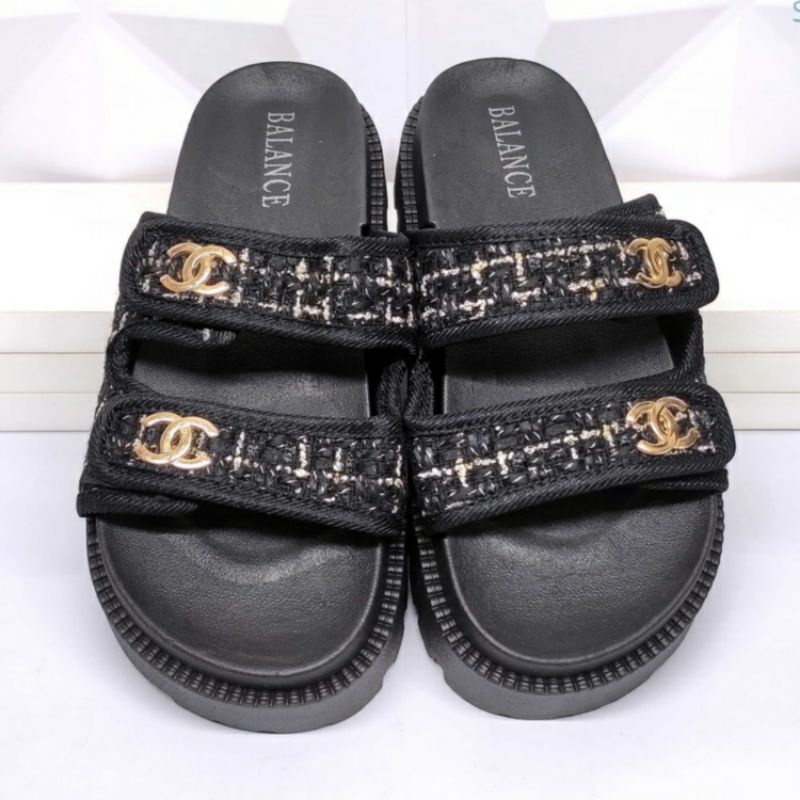 Original Balance 238 Sandal Wedges Slop Velcro CNL Import Wanita Karet Sendal Selop Cewek Perempuan Jelly Kretek Impor Terbaru Florida 840 238-1 238-8B