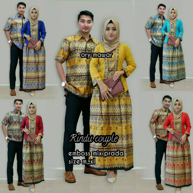 Sarimbit rindu couple batik solo