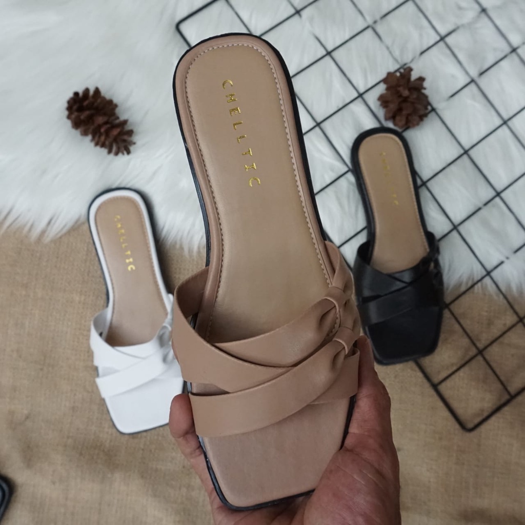 Sandal Wanita Terbaru Slip sandal slip on sandal wanita terbaru murah kekinian Sandal Teplek Wanita