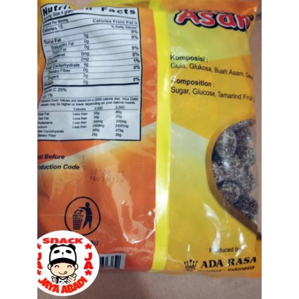 

❤ BELIO ❤ 500 GR Permen Asem Jawa/ Asem Jawa Bulet Kiloan