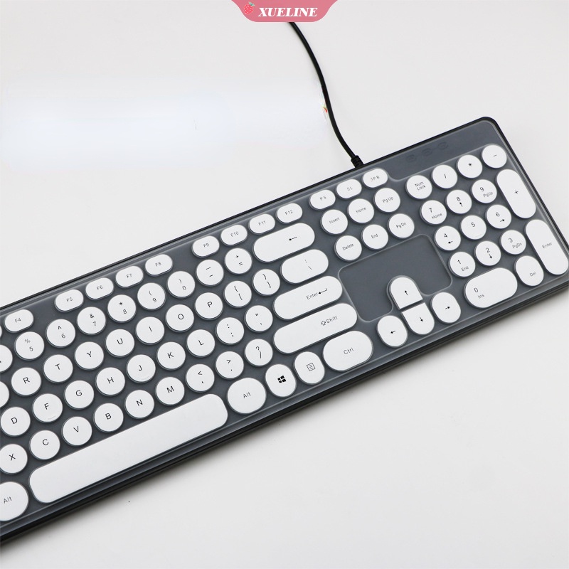 Skin Cover Pelindung Keyboard Bentuk Bulat Anti Air Gaya Punk