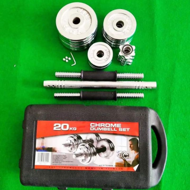alat Fitness Dumbell set 20kg