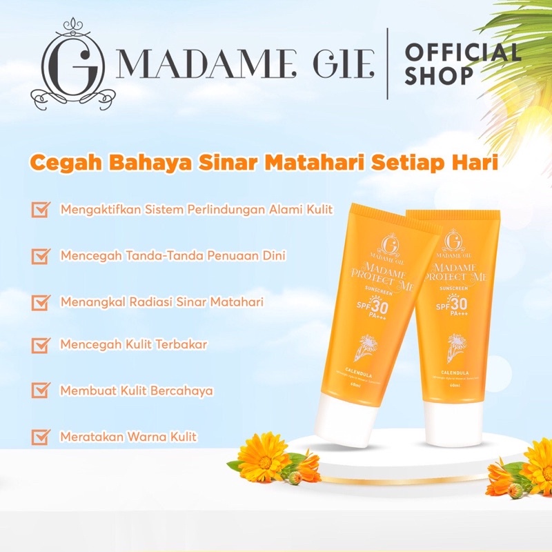 MADAME GIE Protect Me Sunscreen SPF 30 PA+++ | SPF 50 PA++++