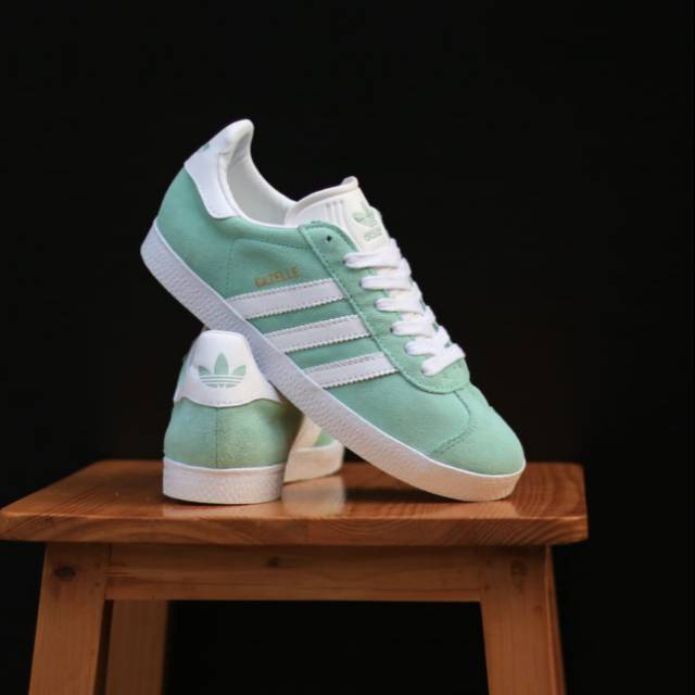 adidas sneakers white and green Gazelle adidas mints