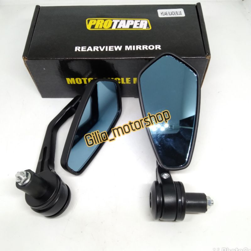 Spion Jalu Oval Protaper 5003 Bar End Mirror Biru Spion Universal