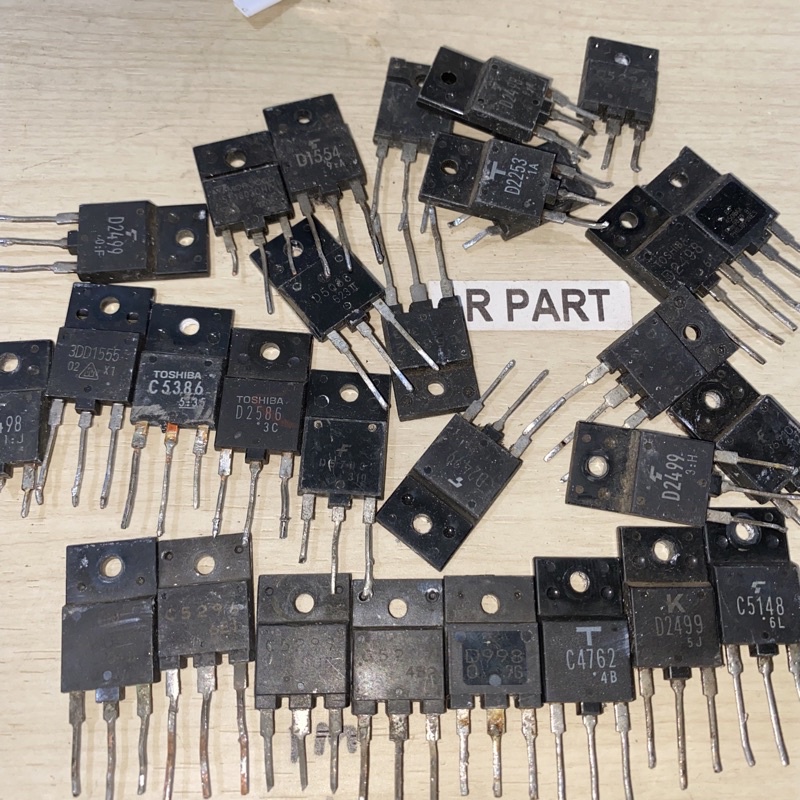 transistor horizontal TV CABUTAN tipe random