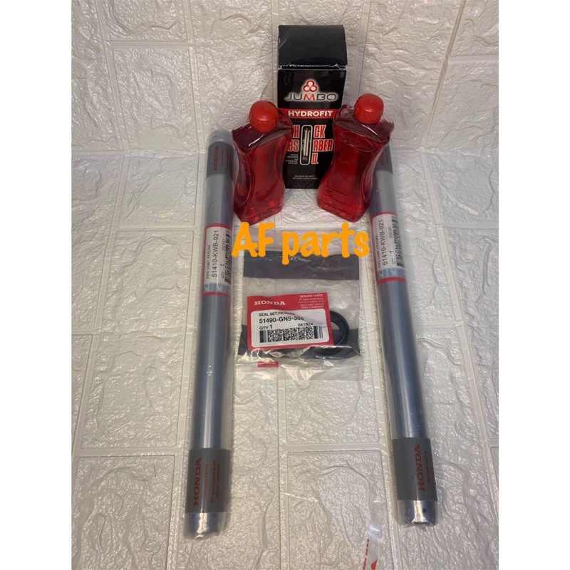 paket as shock shok depan + oli shock + seal shock HONDA revo abs absolute blade revo fit KWB