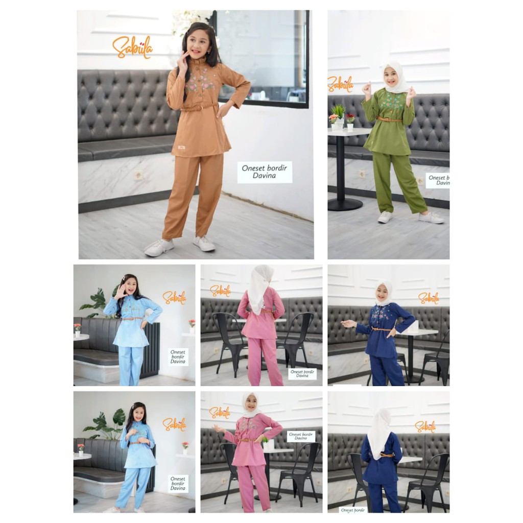 

One Set Davina 5-12 Tahun Ready