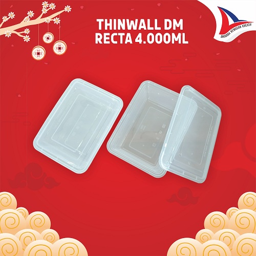 Jual Thinwall Dm Recta Ml Kotak Makan Thinwall Box Pcs Shopee Indonesia