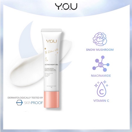 YOU The Radiance White Active Night Gel 30g | YOU