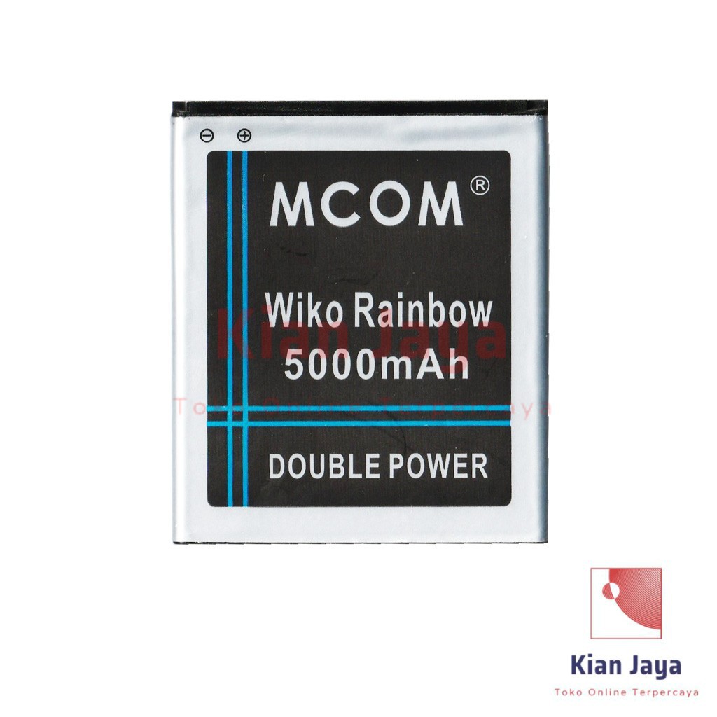 MCOM Baterai Hp Wiko Rainbow Original Double Power Batre Batrai Battery Ori