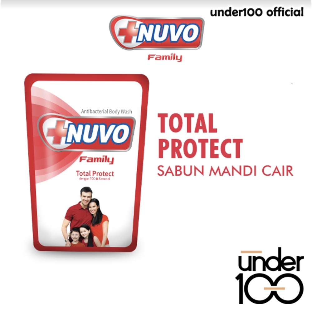 ❤ UNDER100 ❤ NUVO Family Antibacterial Body Wash | Nuvo Active | Sachet 60ml | Sabun Mandi Cair | BPOM