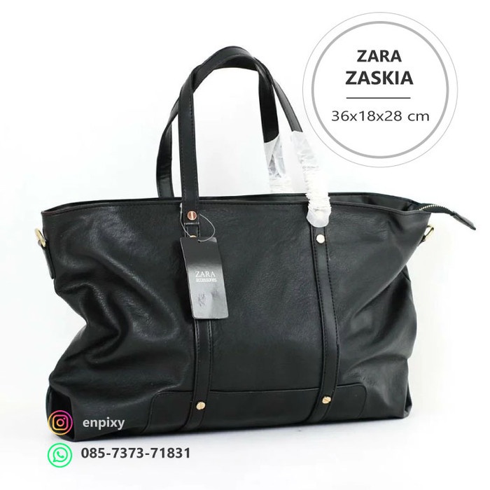 Tas Wanita Zara Tas Selempang Tas Kerja Tas Import Murah Berkualitas - Black