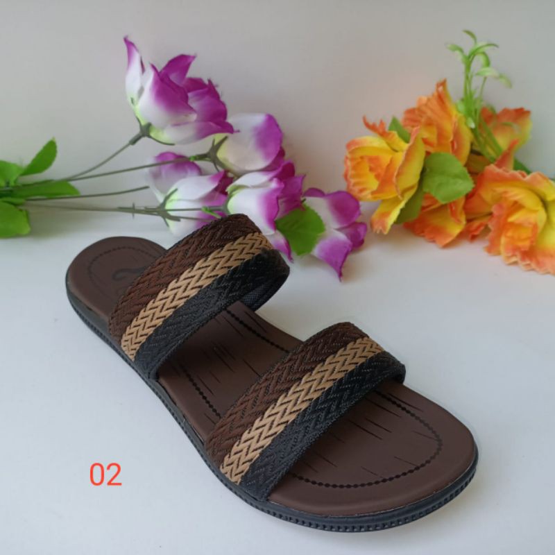 Sandal Turki Wanita / Sandal Wanita Turki Slop/Sandal Turki Adesa/Sandal SlopTurki Rajut Ozawa