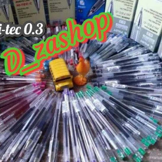 

BIG SALE pulpen HI TECH c 0.3mm dan 0.25 mm Pilot warna warni satuan satuan" hi tec hitech hite